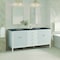James Martin Vanities 72'' Double Vanity, Bright White w/ 3 CM Parisien Bleu Quartz Top 485-V72-BW-3PBL - alternate 6